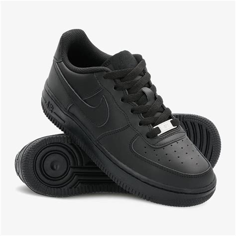 schwarze nike schuhe mit schwarzer sohle|nike air force 1 schuhe.